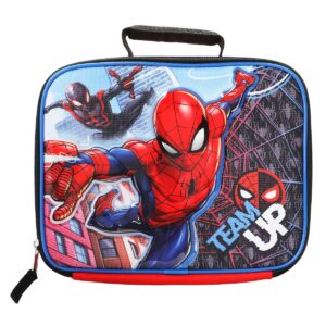 bioworld spider-man and miles morales easy zip insulated lunch box