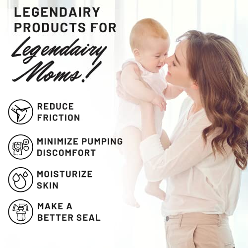 Legendairy Milk Pumping Spray 4 oz., Helps Sore Nipples & Clogged Ducts, Organic Lubricant for Breast Shields and Flanges, Vegan Breast Pump Spray, Natural & Lanolin-Free, Made in USA