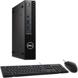 Dell 2023 OptiPlex 3000 Micro Mini Business Desktop PC 12th Gen (Intel i7-12700T 12-Core up to 4.7 GHz, 32GB RAM, 2TB PCIe SSD, Intel UHD 770, Killer WiFi 6E, Bluetooth 5.3, RJ-45, Win 11 Pro)