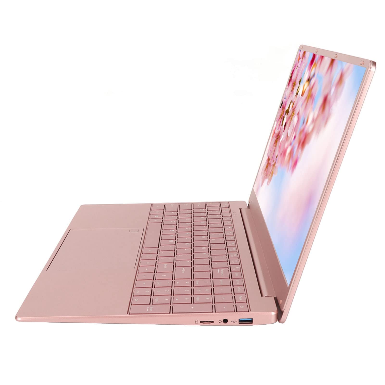 Business Laptop, Laptop Computer Quad Core CPU Fingerprint Reader 15.6 Inch for Work (16+256G US Plug)