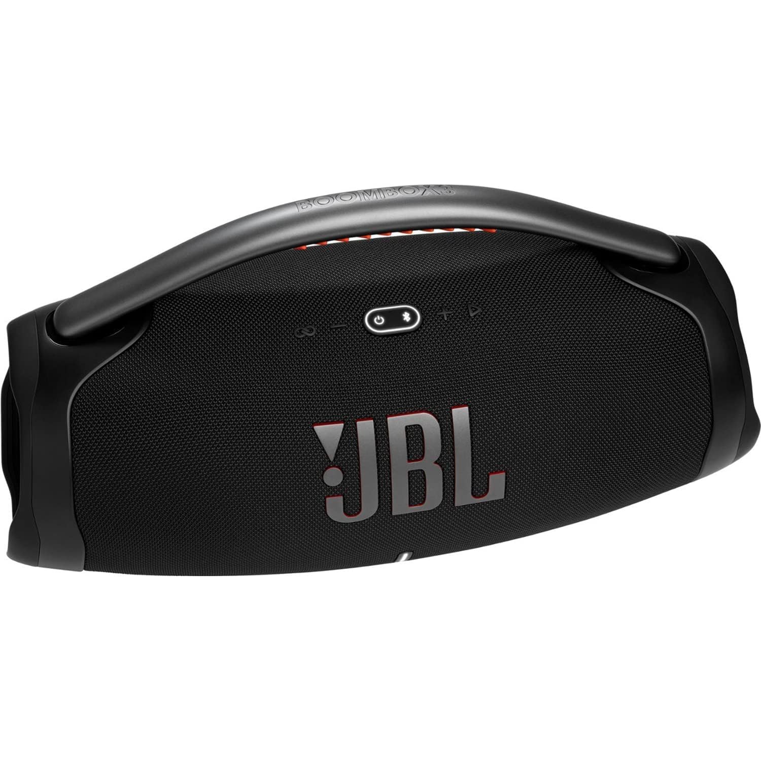 JBL Boombox 3 Wireless Bluetooth Streaming Portable Speaker, Black - IP67 Dustproof and Waterproof, up to 24 Hours of Play Time - WEPGPY Cable