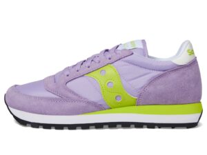 saucony jazz original violet/lime 8 b (m)