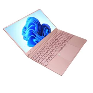 PUSOKEI Laptop 15.6in IPS HD Screen,1920x1080 Quad Core Laptop Computer 16G RAM 512G ROM, Intel N5095 CPU, Laptop with Numeric Keypad, Fingerprint Unlock