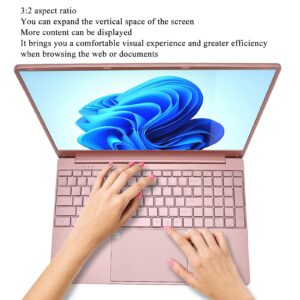 PUSOKEI Laptop 15.6in IPS HD Screen,1920x1080 Quad Core Laptop Computer 16G RAM 512G ROM, Intel N5095 CPU, Laptop with Numeric Keypad, Fingerprint Unlock