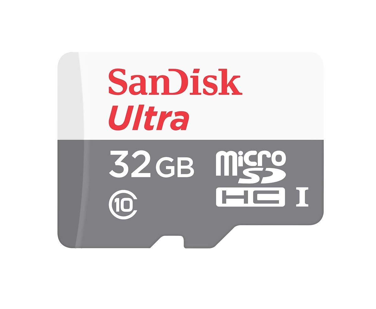 Sandisk 32GB 32G Micro SDHC Ultra (10 Pack) MicroSD TF Flash Memory Card High Speed Class 10 SDSQUNR-032G-GN3MN with Everything But Stromboli Memory Card Reader