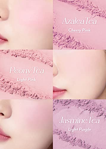 I'm Meme Palette - Afternoon Tea Blusher | Blossom Tea Blended, Cool Tone Blush for Cheek, Soft Pink, Peach, Lavender, 3 Shades Palette, Matte Powder Blush for Face & Cheeks, For All Skin Tones, 0.4oz