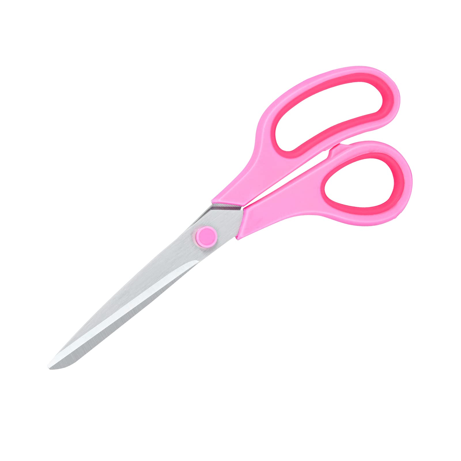 Pink Scissors for Office Home School Craft Sewing Fabric Supplies, 8 Inch/3.5 Inch