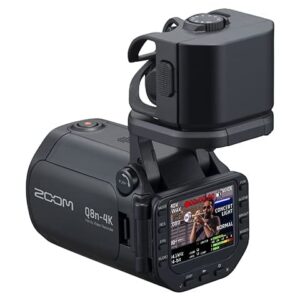Zoom Q8n-4k Handy Video Recorder, 4k UHD Video, Stereo Microphones Plus Two XLR Inputs & H8 12-Track Portable Recorder, Stereo Microphones, 6 Inputs, Touchscreen Interface, USB Audio Interface