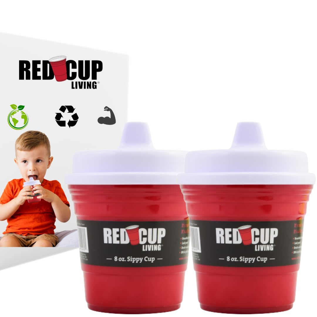 Baby Sippy Cups - Set of 2 for Sippy Buddy, Snack & Drink Cup, Toy Story Sippy Cup 8 oz. Baby Bottles for Babies, Toddler Cups and Kids. BPA Free, Eco Friendly cups, Easy to Carry, Travel Friendly