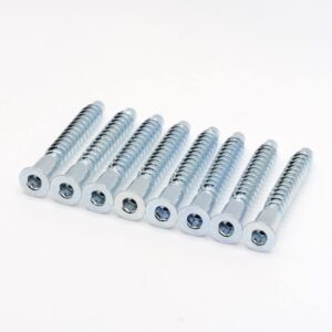 replacementscrews assembly screws compatible with ikea part 100214/100219 (pack of 8)
