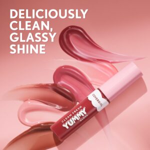 COVERGIRL Clean Fresh Yummy Gloss Daylight Collection, Hydrating, Glossy Shine, Vegan Formula, Twilight Beam 30, 0.33oz