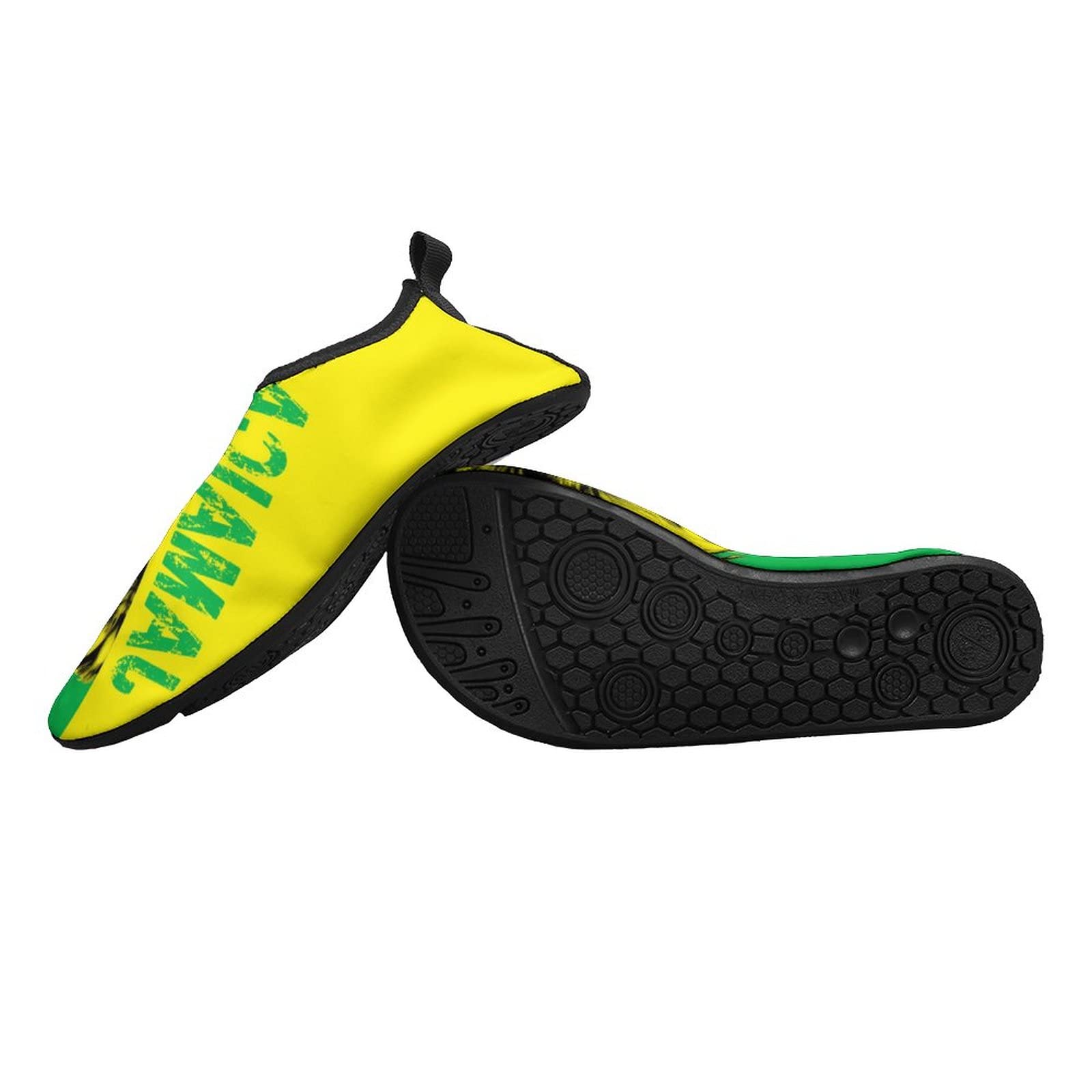 Unisex Jamaica Water Shoes Outdoor Beach Swimming Aqua Socks Quick-Dry Barefoot Shoes Surfing Yoga Pool Women Men