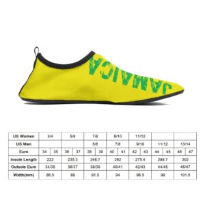 Unisex Jamaica Water Shoes Outdoor Beach Swimming Aqua Socks Quick-Dry Barefoot Shoes Surfing Yoga Pool Women Men