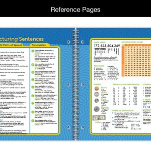 Dated Elementary Student Planner 2023-2024 Academic School Year, Large (8.5" by 11") Matrix Style Datebook with Classic Elementary Matrix Cover