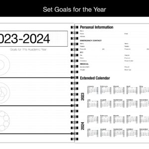 Action Publishing Coloring Day Planner · 2023-2024 Geometric · Daily and Weekly Scheduling and Goal Planning, with Lines, Shapes and Pattern Coloring Pages· July - June (8.5 x 11 inches)