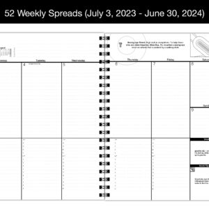 Action Publishing Coloring Day Planner · 2023-2024 Geometric · Daily and Weekly Scheduling and Goal Planning, with Lines, Shapes and Pattern Coloring Pages· July - June (8.5 x 11 inches)