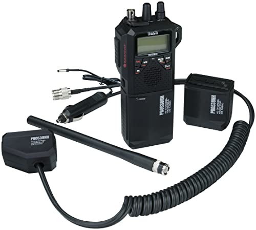 Uniden PRO538HHFM, “2 in 1” Dual Handheld/Mobile Emergency CB Radio with New FM Mode, Full 40 Channels, NOAA Weather Alerts, and Selectable 4-Watts HI/1-Watt Low Output Power.