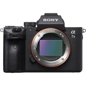 Sony a7 III Mirrorless Camera (ILCE7M3/B) + 64GB Memory Card + Bag + NP-FZ100 Compatible Battery + Card Reader + Corel Photo Software + Flex Tripod + Hand Strap + Memory Wallet + More (Renewed)