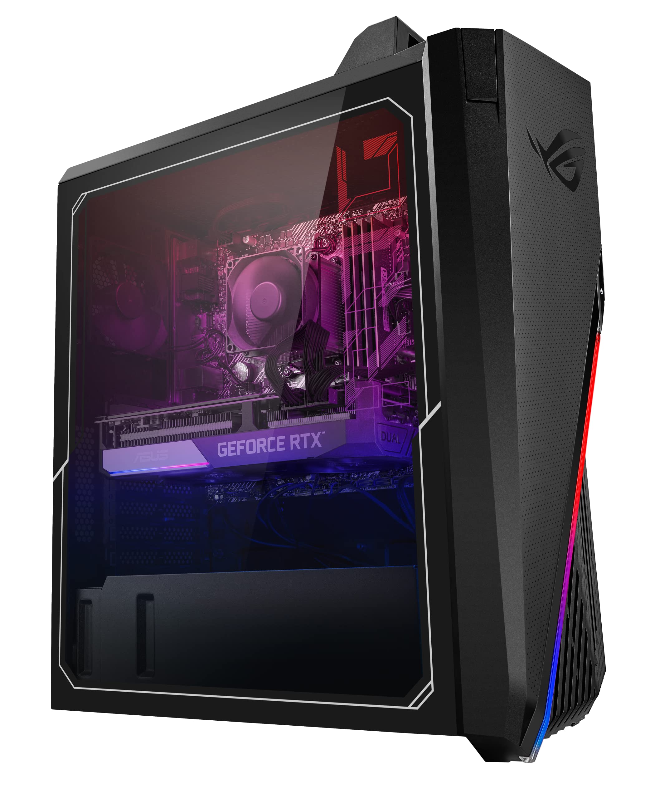 ASUS ROG Strix GA15DK Gaming Desktop PC, AMD Ryzen 7 5800X, GeForce RTX 3070, 16GB DDR4 RAM, 1TB SSD, Wi-Fi 5, Windows 10 Home, GA15DK-DS776,Black