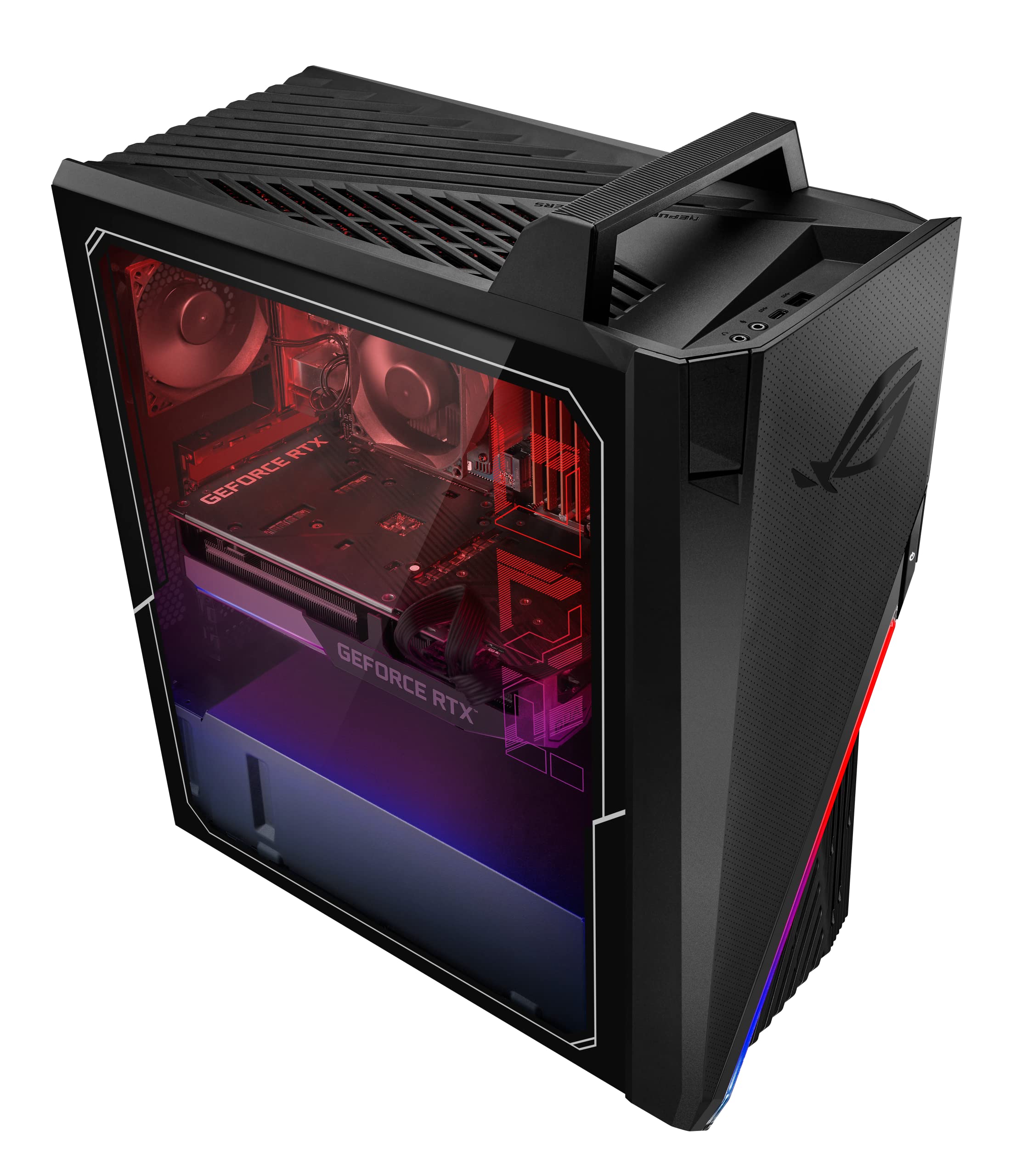 ASUS ROG Strix GA15DK Gaming Desktop PC, AMD Ryzen 7 5800X, GeForce RTX 3070, 16GB DDR4 RAM, 1TB SSD, Wi-Fi 5, Windows 10 Home, GA15DK-DS776,Black