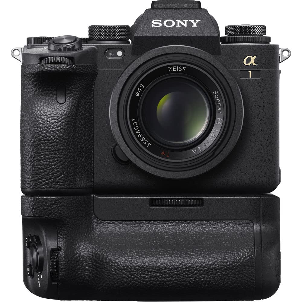 Sony a1 Mirrorless Camera (ILCE-1/B) + 64GB Memory Card + Bag + Flex Tripod + Hand Strap + Memory Wallet + Cap Keeper + Cleaning Kit (Renewed)
