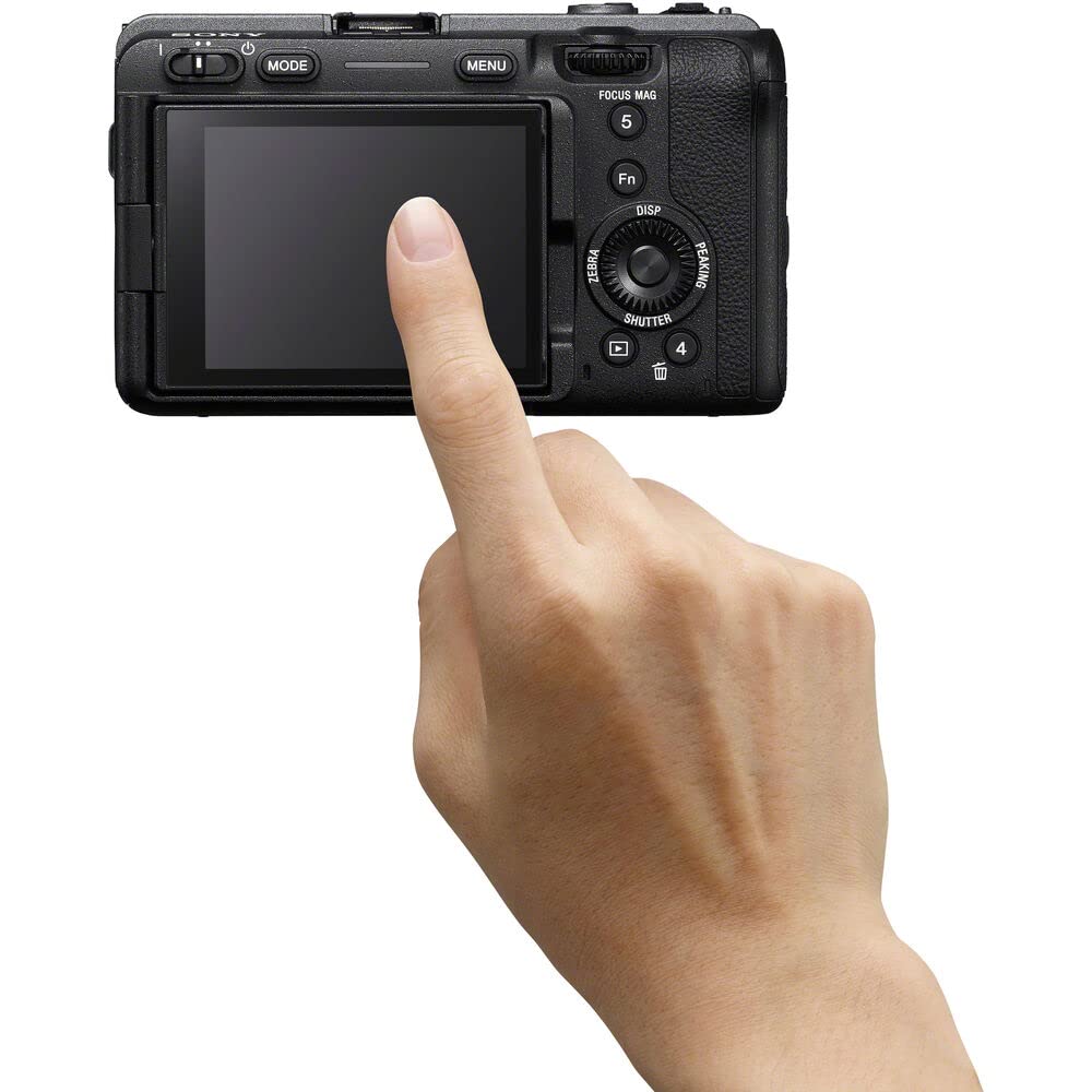 Sony FX30 Digital Cinema Camera with XLR Handle Unit (ILME-FX30) + 64GB SF-G Tough Card + Bag + NP-FZ100 Compatible Battery + External Charger + Corel Photo Software + Flex Tripod + More (Renewed)