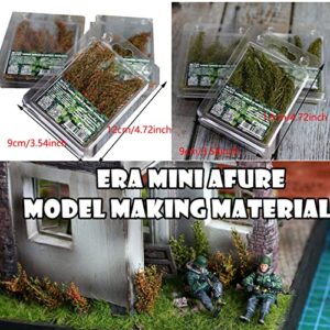 Cayway 2 Pack Simulation Long Grass Miniature Static Grass Artificial Grass for DIY Model Train Landscape Railroad Scenery, Miniature Bases and Dioramas