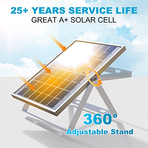 SOLPERK Solar Fan for Greenhouse, 10W Solar Powered Fan for Chicken Coop, Waterproof Solar Exhaust Fan for Shed with 11.8ft/3.6m Cable