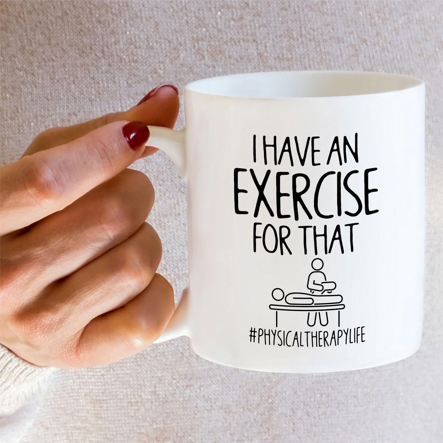 Retreez Funny PT Physical Therapy Mug Gift Therapist Exercise Physiotherapist Graduation Thank You 11 Oz Ceramic Coffee Mug - Sarcasm Inspirational birthday gift for friend coworker him her sis bro