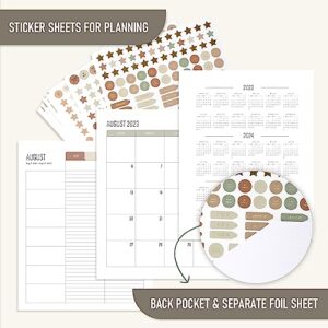 Simplified Teacher Planner For The 2023-2024 Academic School Year - Your All Incl. 8.5" x 11" Lesson Plan Book Supplies - Easily Organize Your Daily, Weekly & Monthly Classroom/Homeschool Schedule