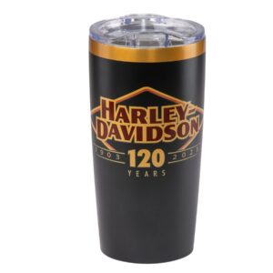 harley-davidson 120th anniversary logo 20 oz. vacuum insulated, limited edition