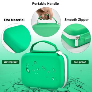 Againmore Kids Camera Case Compatible with Seckton/for Goopow/for Dylanto/for ESOXOFFORE/for Agoigo/for GKTZ/for Anchioo Digital Waterproof Camera. Portable Instant Print Cameras Storage-Green