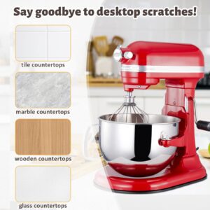 Mixer Mat Slider Compatible with KitchenAid 5-8 Qt Bowl-Lift Mixer - Metal Appliance Sliding Tray Kitchen Countertop Storage Mover Caddy for Kitchen Aid Professional Stand Mixer