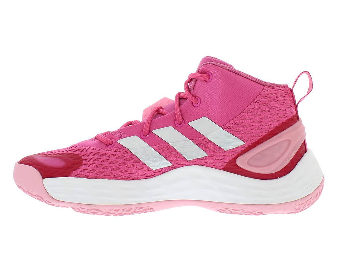 adidas Sm Exhibit A Mid Unisex Shoes Size 10, Color: Pink