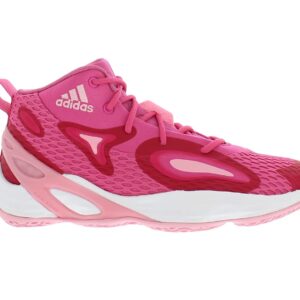 adidas Sm Exhibit A Mid Unisex Shoes Size 10, Color: Pink