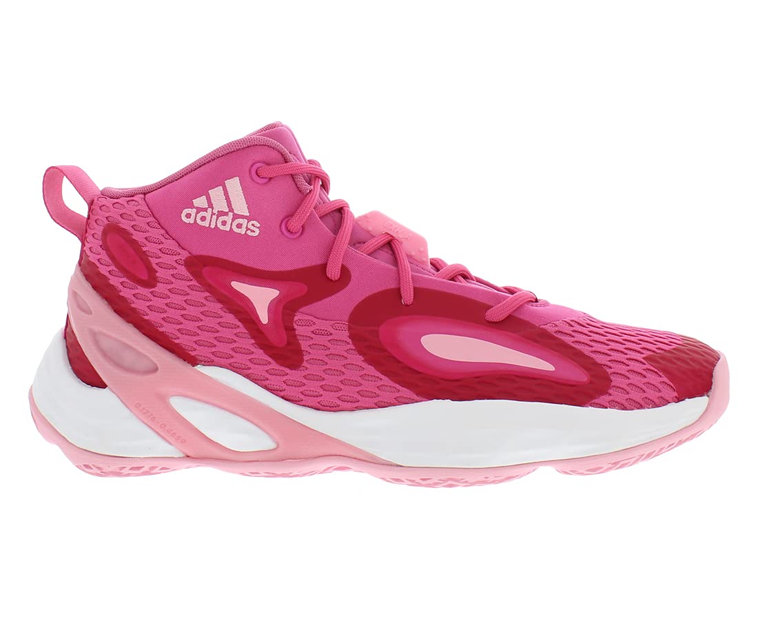 adidas Sm Exhibit A Mid Unisex Shoes Size 10, Color: Pink