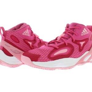 adidas Sm Exhibit A Mid Unisex Shoes Size 10, Color: Pink