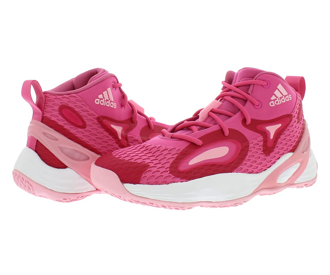 adidas Sm Exhibit A Mid Unisex Shoes Size 10, Color: Pink