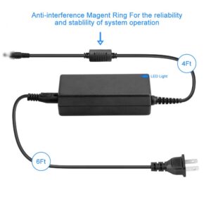 Yustda 16V AC/DC Adapter Replacement for Goal Zero GoalZero YETI400 YETI 400 Portable Power Station 400Wh Solar Generator Li-ion NMC Battery 14V-29V 22V 8mm Round Port Supply Charger PSU