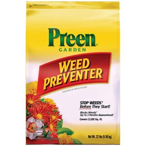 preen garden weed preventer - 22 lb. - covers 3,520 sq. ft.