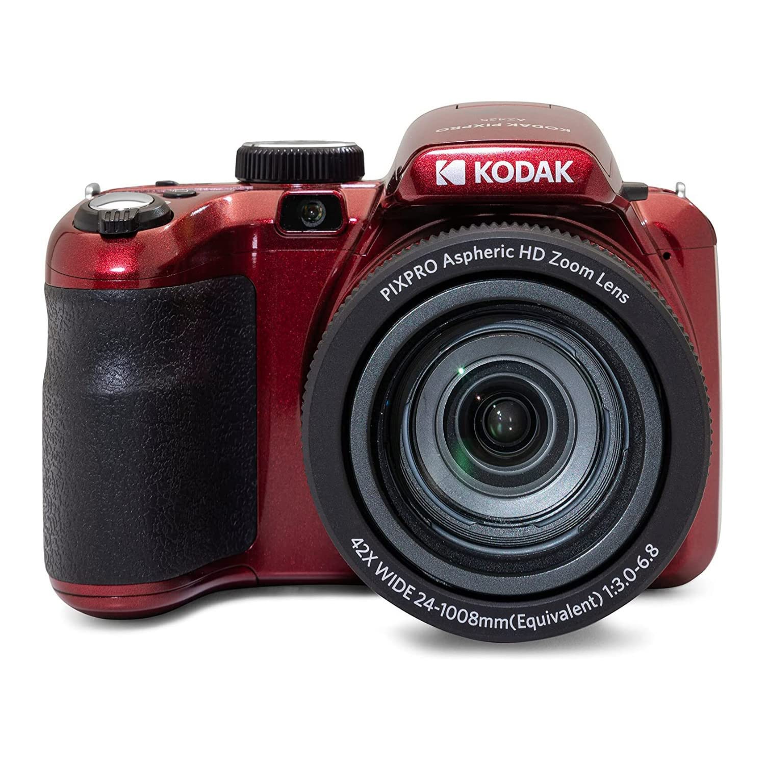 Kodak Pixpro AZ425 Astro Zoom 20MP Digital Camera with 42x Optical Zoom (Red) with Kodak 32GB SD Card Bundle (2 Items)