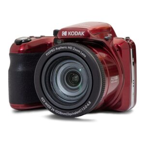 Kodak Pixpro AZ425 Astro Zoom 20MP Digital Camera with 42x Optical Zoom (Red) with Kodak 32GB SD Card Bundle (2 Items)