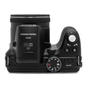 Kodak Pixpro AZ425 Astro Zoom 20MP Digital Camera with 42x Optical Zoom (Black) with Kodak 32GB SD Card Bundle (2 Items)