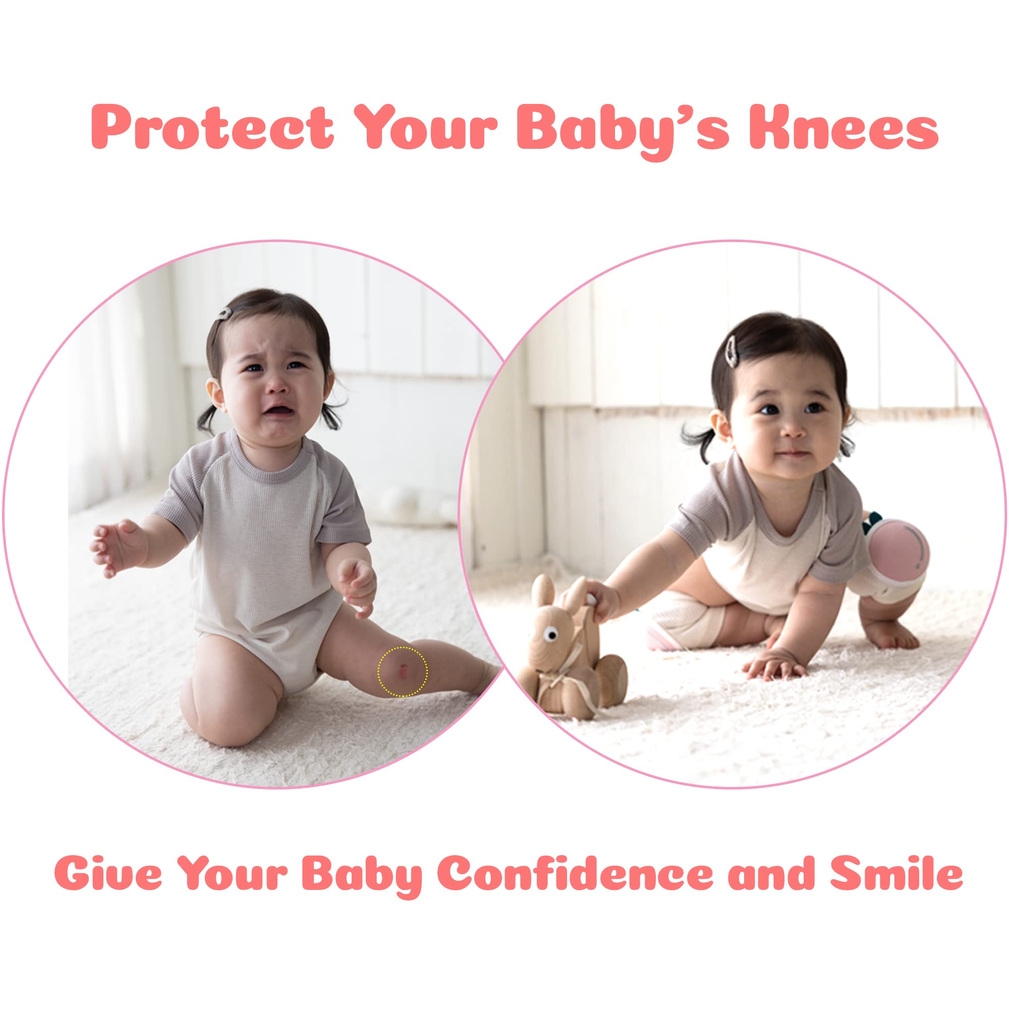 MEREBE Baby Knee Protection Pads (Acorn)