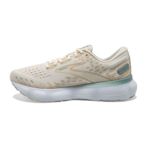 Brooks Men's Glycerin 20 Neutral Running Shoe - Coconut Milk/Aquifer - 10.5 Medium