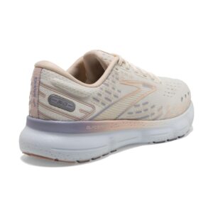 Brooks Women's Glycerin 20 Neutral Running Shoe - Snow White/Blush/Cosmic Sky - 8.5 Medium