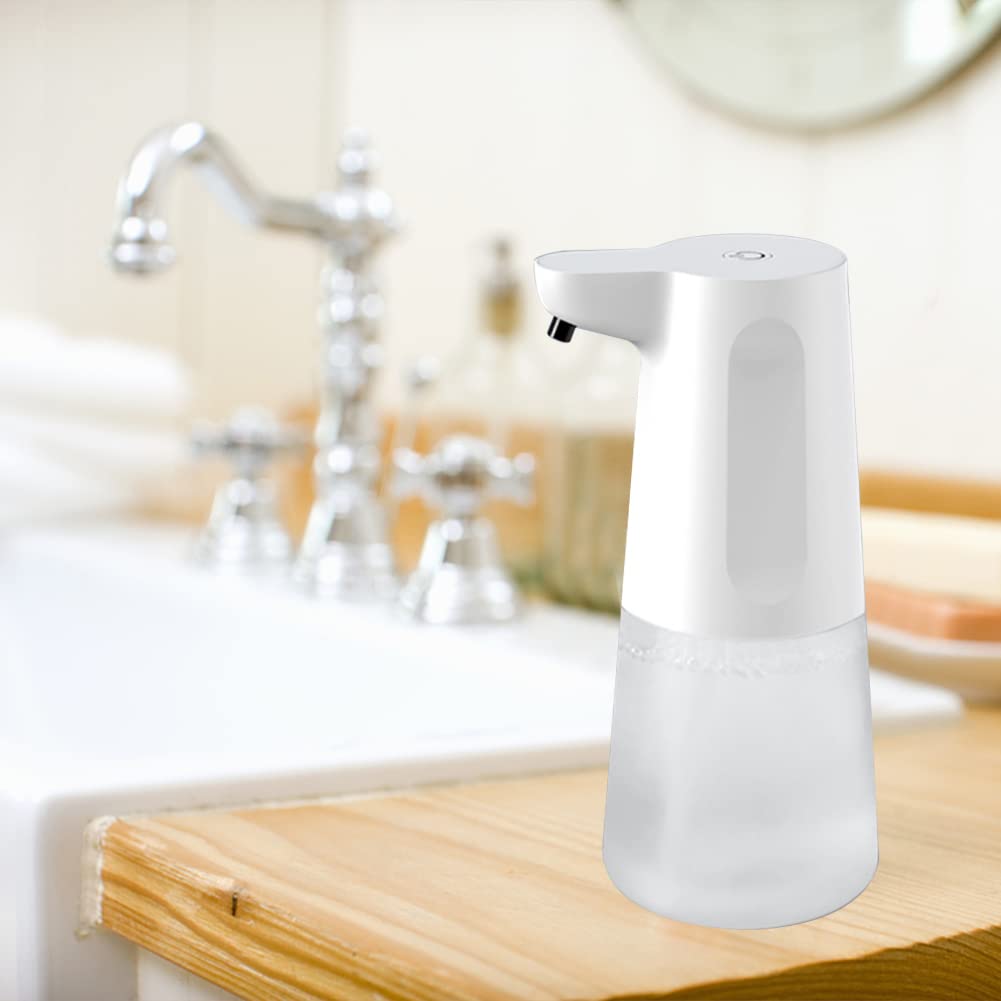 Eforcase Soap Dispenser, Automatic Foaming Hand Soap Dispenser Touchless Foam Soap Dispenser Rechargeable Bathroom Countertop Soap Pump for Bathroom Kitchen 12oz / 350ml