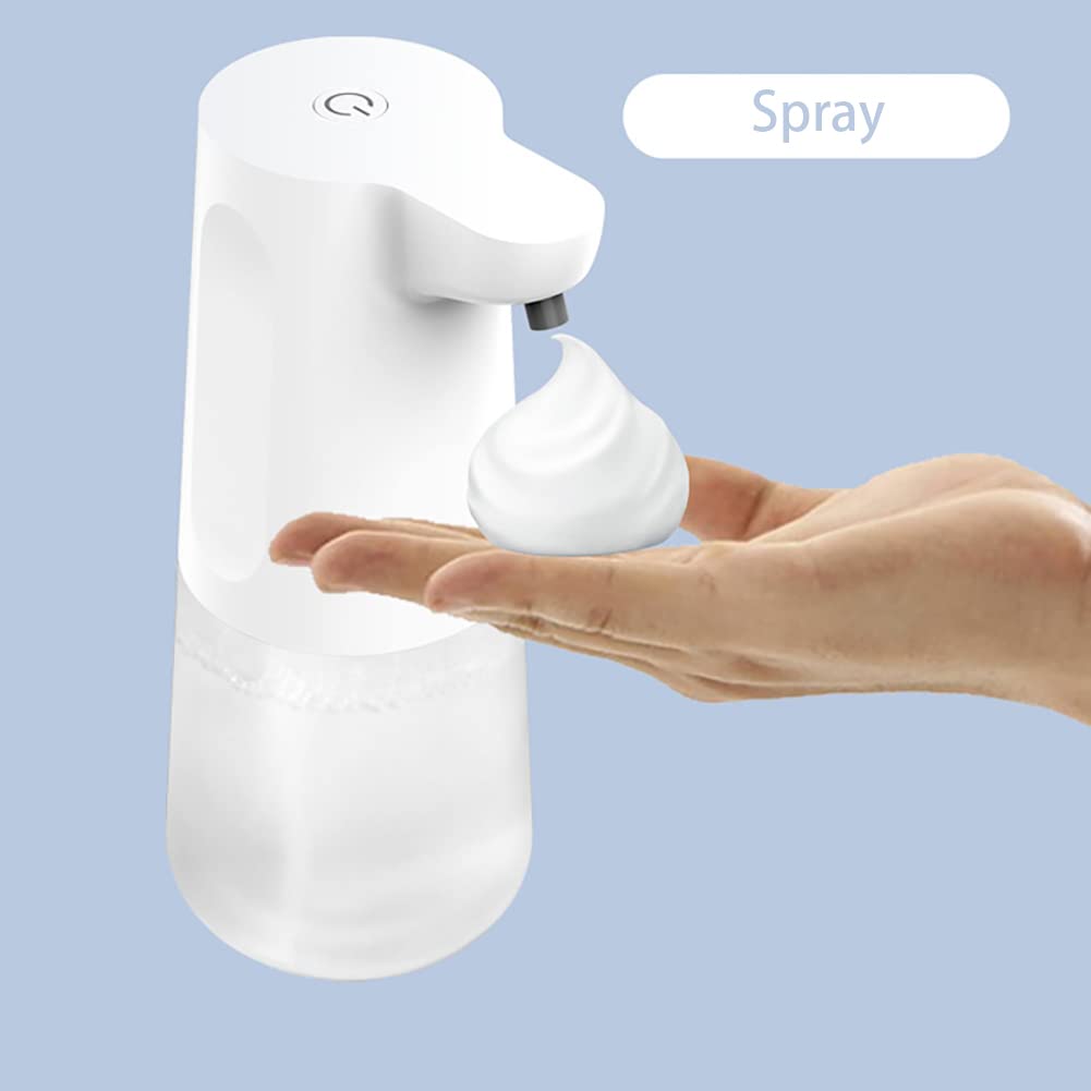 Eforcase Soap Dispenser, Automatic Foaming Hand Soap Dispenser Touchless Foam Soap Dispenser Rechargeable Bathroom Countertop Soap Pump for Bathroom Kitchen 12oz / 350ml