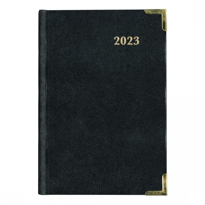 Brownline 2024 Executive Weekly Planner, Appointment Book, 12 Months, January to December, Sewn Binding, 8.187" x 5.625", Trilingual, Black (CBE507-24)