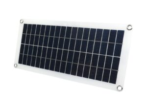 waveshare semi-flexible polycrystalline silicon solar panel (18v 10w), supports 5v regulated output